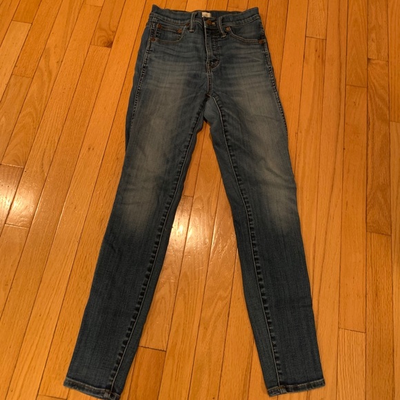 MADEWELL 10" High-Rise Skinny Jeans size 25 - Picture 3 of 15